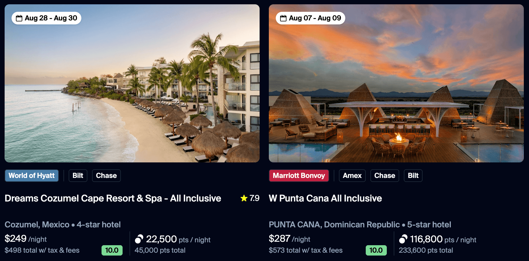 Which Hotel Points Are Actually Worth It at All-Inclusive Resorts?